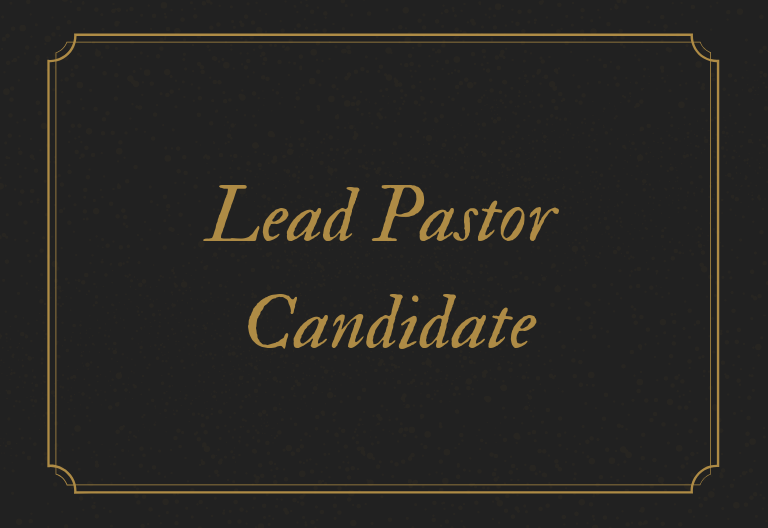 Lead Pastor Candidate Fort Langley Evangelical Free Church